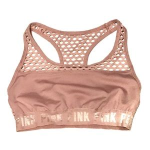 Victoria’s Secret Pink Ultimate Mesh Racer Back Sports Bra